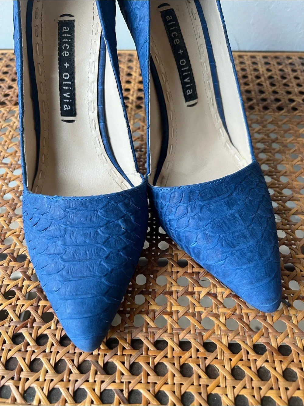 Alice + Olivia Dina Suede Stiletto Heels